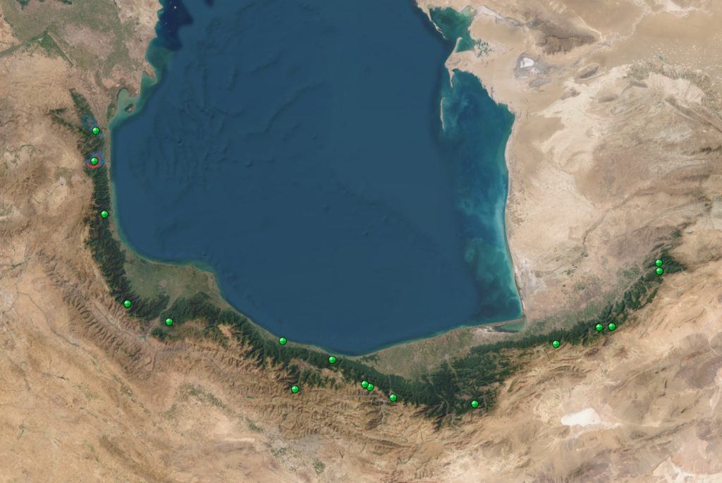 هفده بخش ثبت شده از جنگلهای هیرکانی در یونسکو

